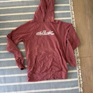 Mollusk Women's Maroon Hoodie